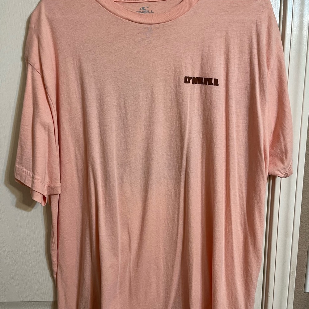O'Neill Men's Soft Pink Short Sleeve Shirt